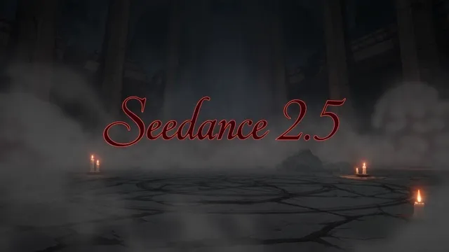 Seedance 2.5 — A more dynamic 2D anime dark-fantasy film in 16:9 about a demon girl inside a crimson ritual cha
